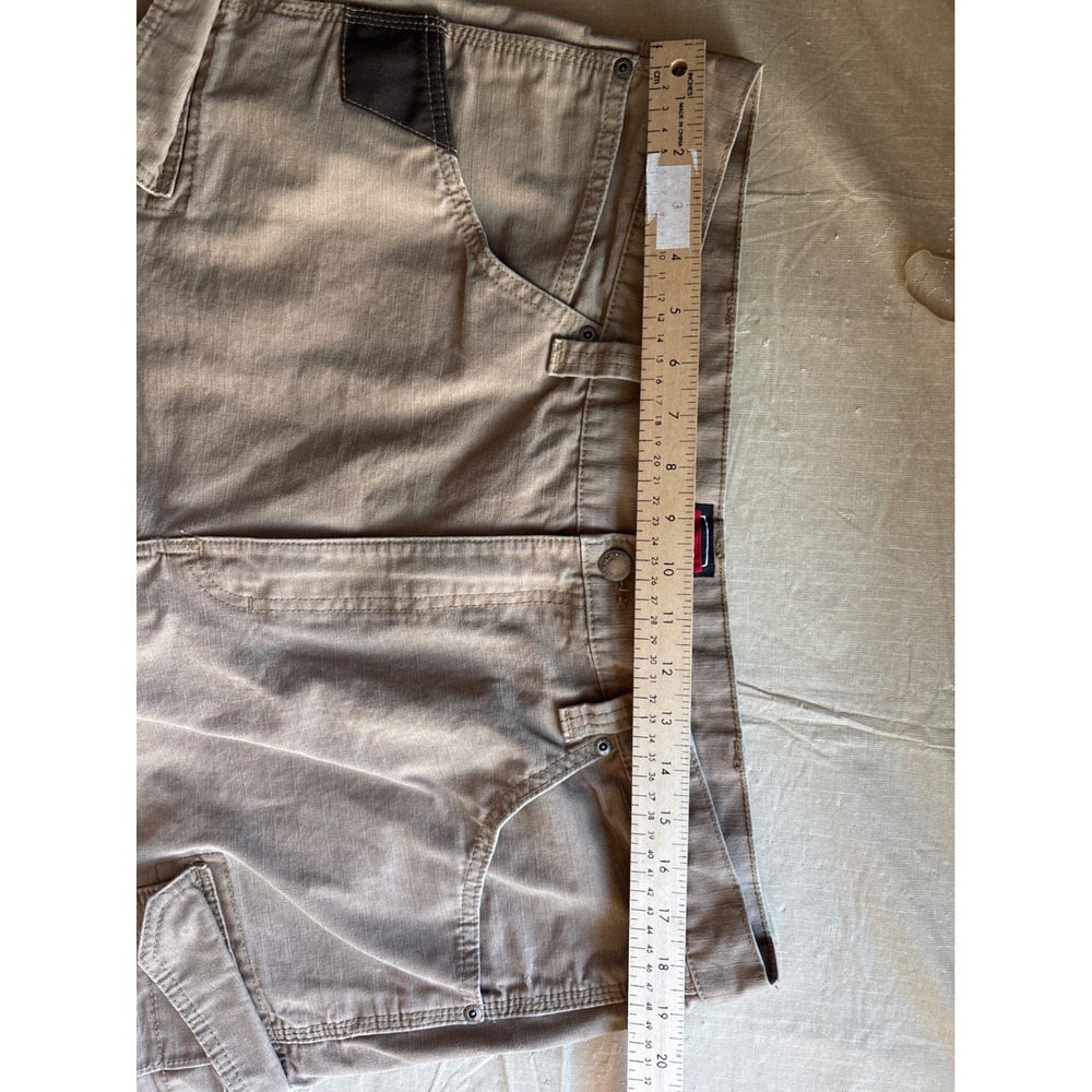 Wrangler Workwear Mens Tan Ripstop Cargo Pants Straight Leg Utility 36x31 - Picture 4 of 9